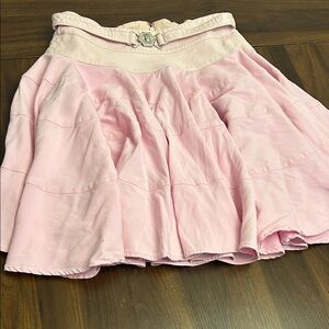 Philipp Plein Light Pink Skater Skirt